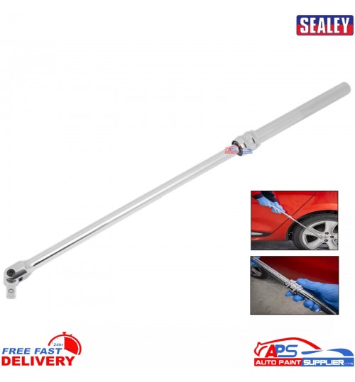 Sealey AK7308 Extendable Breaker Bar 1/2" Sq Drive 480-630mm Premier Quality